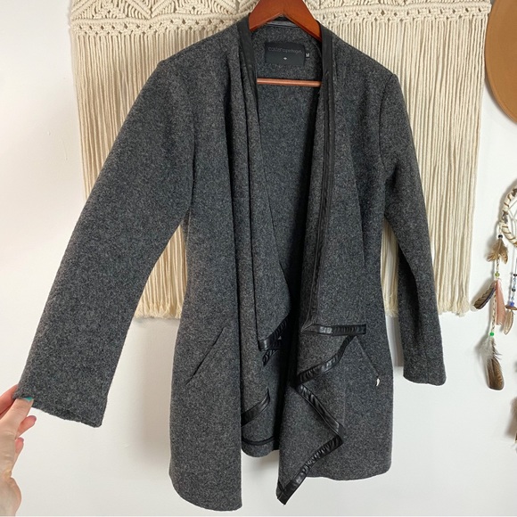 Coster Copenhagen Wool Blend Charcoal Sweater Cardigan Size Medium - Picture 11 of 11